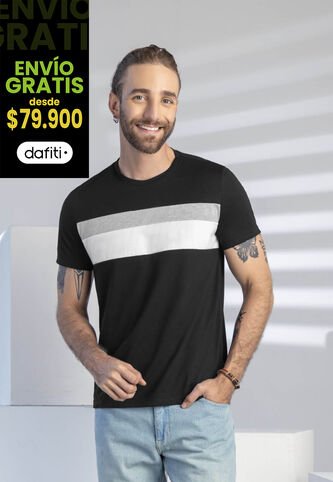 Camiseta Paq X3 Hombre Multicolor Rutta 1903 Rutta