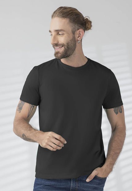 Camiseta Hombre Negro Rutta 6323