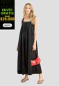 Vestido Largo Mujer Negro Rutta 104683 de Rutta