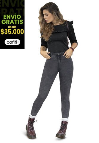 Jean Mujer Negro Rutta 78418 Rutta