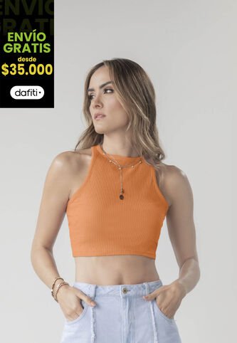 Crop Top Mujer Naranja Rutta 92720 Rutta