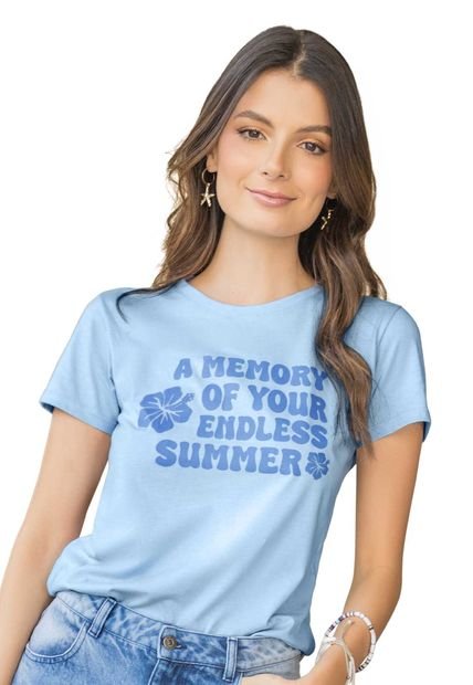 Camiseta Mujer Azul Rutta 100244