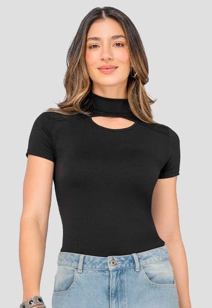 Camiseta Mujer Negro Rutta 101457