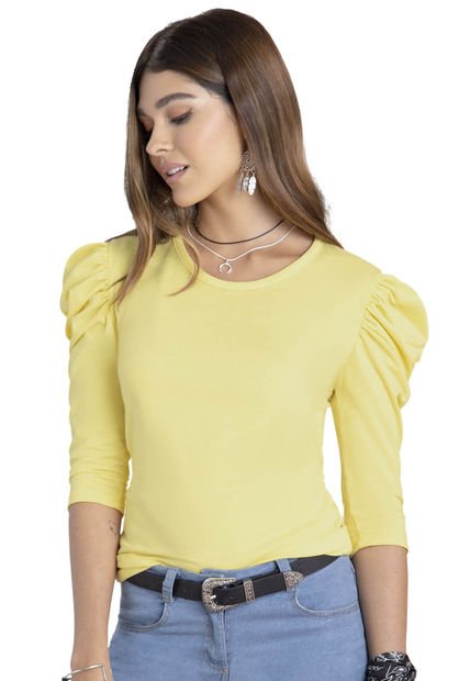 Camiseta Mujer Amarillo Rutta 77581