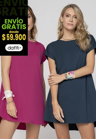 Vestido Paq X2 Mujer Multicolor Rutta 9734 Rutta