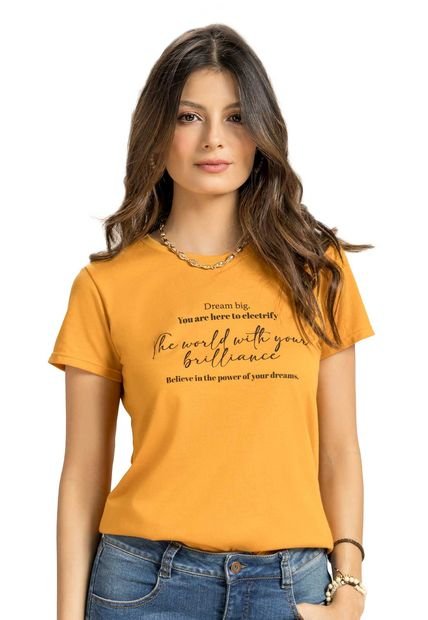 Camiseta Mujer Amarillo Rutta 100176