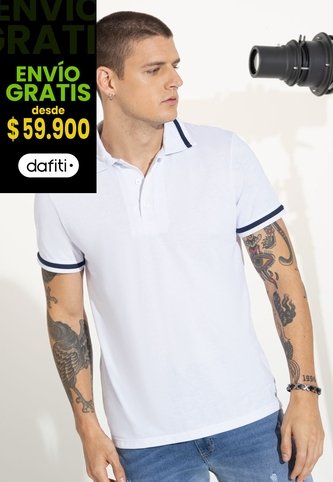 Polo Hombre Blanco 89617 Rutta