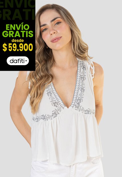 Blusa Mujer Crudo Rutta 110706