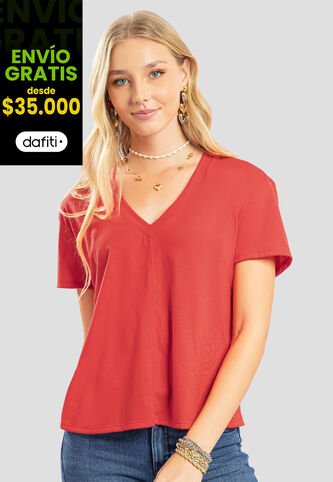 Camiseta Mujer Rojo Rutta 107387 Rutta