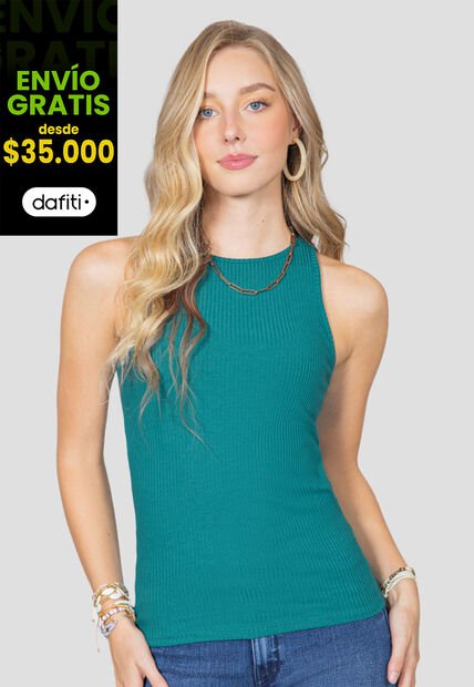 Camiseta Mujer Jade Oscuro Rutta 92244