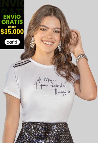 Camiseta Mujer Blanco Rutta 106086 Rutta