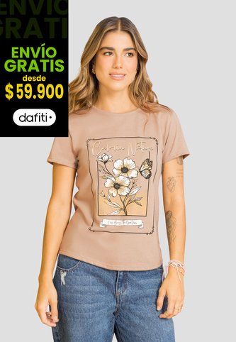 Camiseta Mujer Mocca Rutta 104028 Rutta