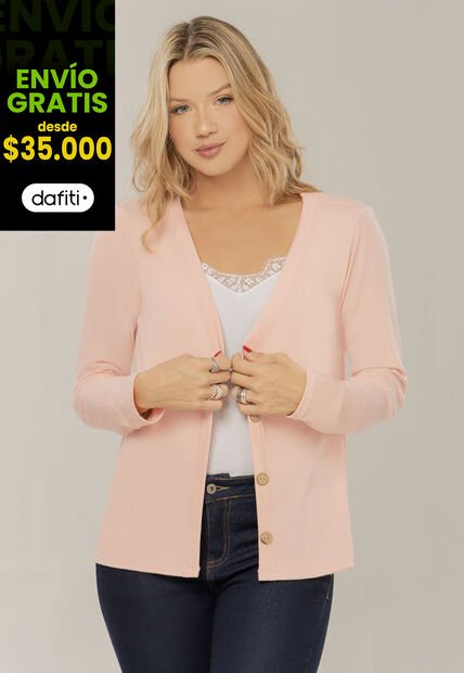 Cardigan Mujer Rosa Rutta 104779