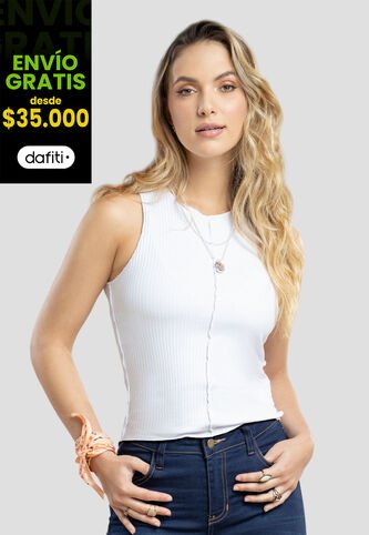 Camiseta Mujer Blanco Rutta 7714 Rutta