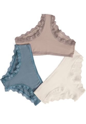 Cachetero Paq X3 Para Mujer Multicolor Rutta Rutta