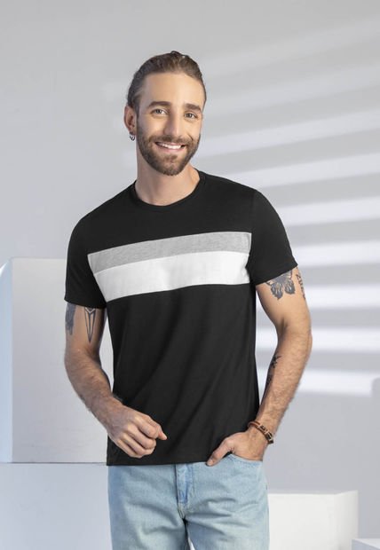 Camiseta Paq X3 Hombre Multicolor Rutta 1903