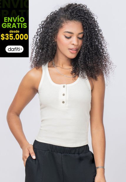 Blusa Mujer Blanco Rutta 105004