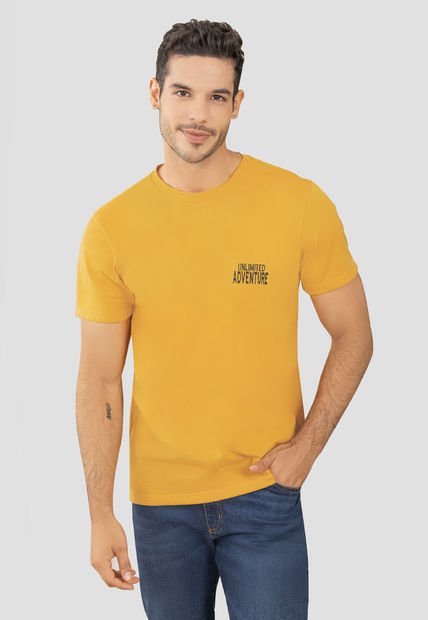 Camiseta Hombre Naranja Rutta 1855