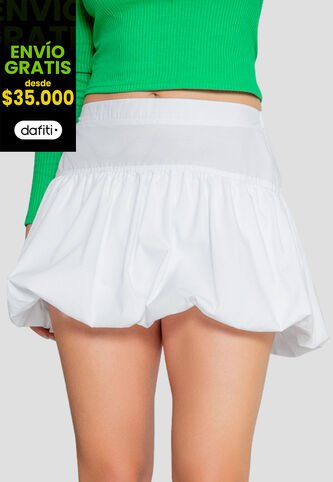 Falda Corta Mujer Blanco Rutta 104255 Rutta