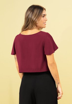 Blusa Mujer Vinotinto Rutta 104061