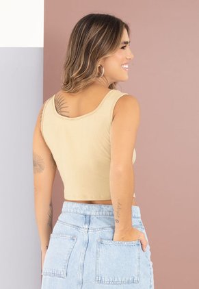 Crop Top Mujer Caramelo Rutta 104043
