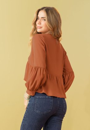 Blusa Mujer Ladrillo Rutta 104055