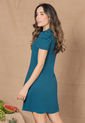 Vestido Corto Mujer Azul Petroleo Rutta 106601 de Rutta