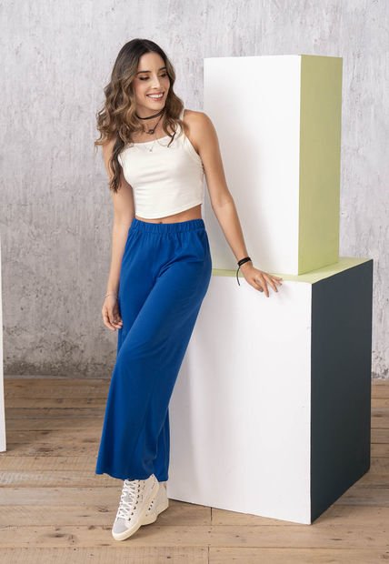 Pantalón Mujer Azul Rey Rutta 1134