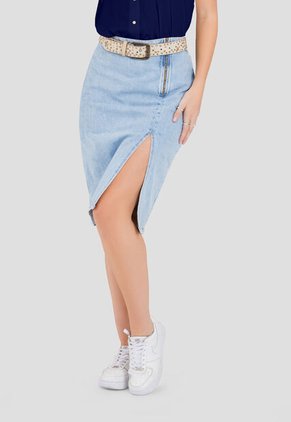 Falda Larga Mujer Azul Rutta 103757