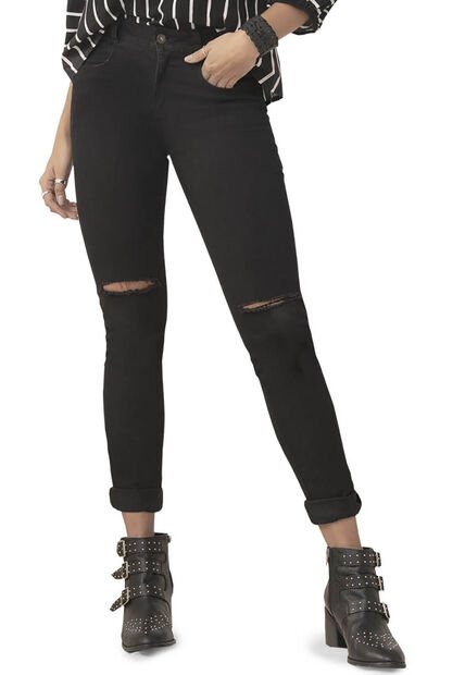 Jean Mujer Negro Rutta 83214