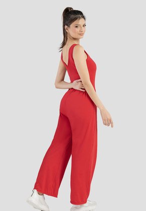 Enterizo Largo Mujer Rojo Rutta 3330