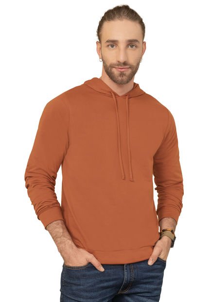 Hoodie Hombre Naranja Rutta 91766