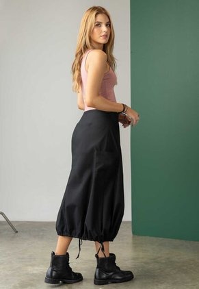 Falda Larga Mujer Negro Rutta 100204