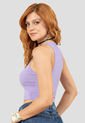 Crop Top Mujer Lila Rutta 78053 de Rutta