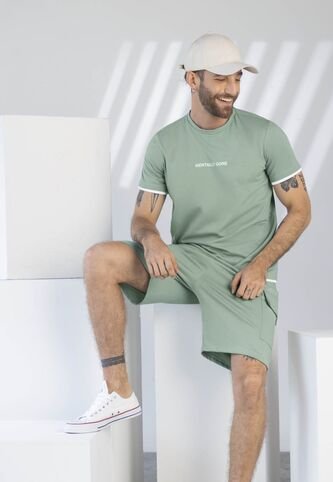 Bermuda Hombre Verde Oliva Rutta 1902 Rutta