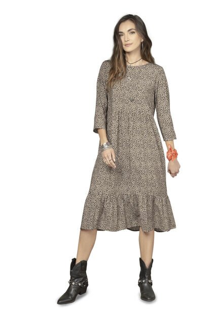 Vestido Largo Mujer Multicolor Rutta 33752