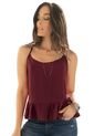 Blusa Para Mujer Vino Tinto Rutta de Rutta