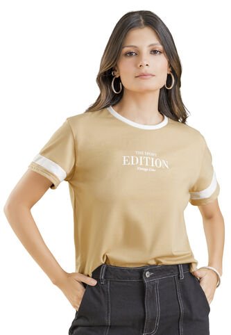 Camiseta Mujer Caramelo Rutta 102886 Rutta