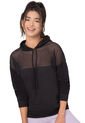 Hoodie Mujer Negro 84494 de Rutta