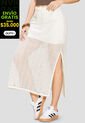 Falda Larga Mujer Crudo Rutta 110713 de Rutta