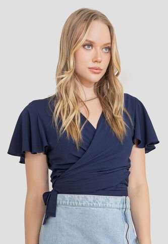 Blusa Mujer Azul Navy Rutta 106887 Rutta