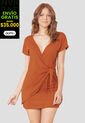 Vestido Corto Mujer Naranja Rutta 100250 de Rutta