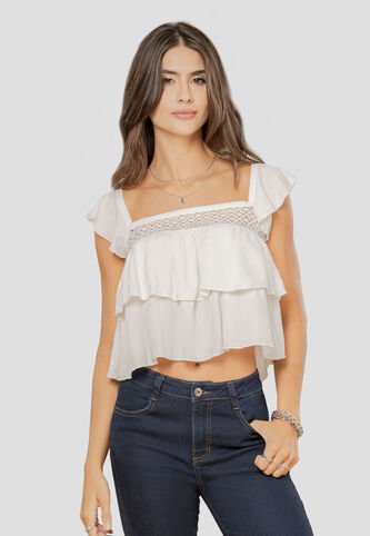 Blusa Mujer Blanco Rutta 104776 Rutta