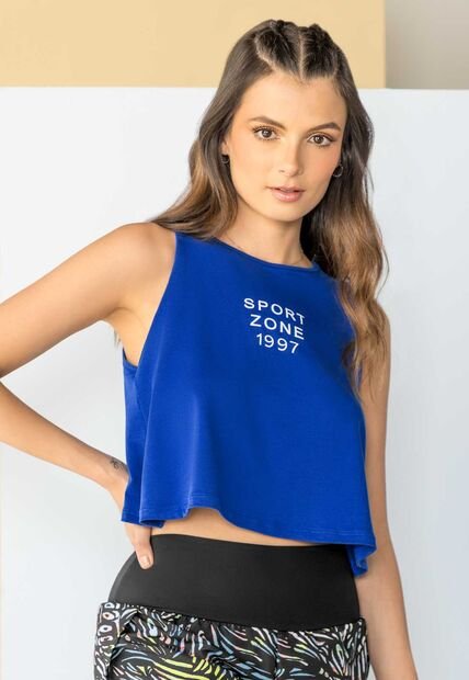 Camisilla Mujer Azul Rutta 100616