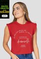 Camiseta Mujer Rojo Rutta 106114 de Rutta