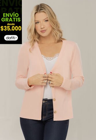 Cardigan Mujer Rosa Rutta 104779 Rutta