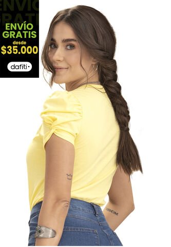 Camiseta Amarillo Pastel Rutta 79579 Rutta