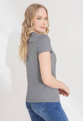 Camiseta Mujer Gris Medio Rutta 77403
