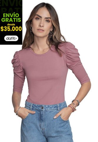 Camiseta Mujer Palo De Rosa Rutta 77581 Rutta