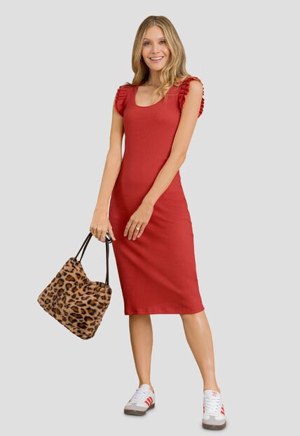 Vestido Corto Mujer Rojo Rutta 104477
